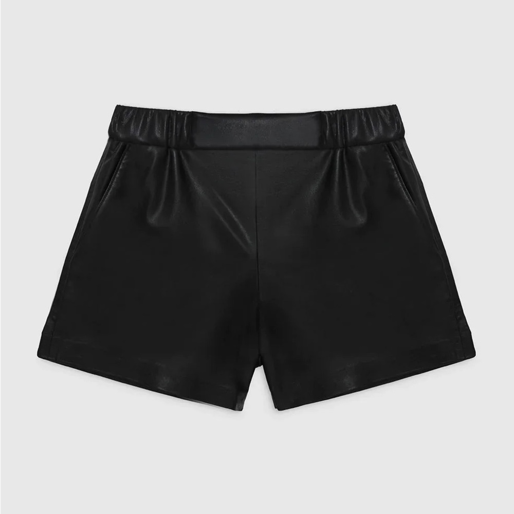 NWT Anine Bing Koa Faux Leather Shorts - Picture 2 of 2